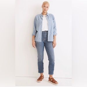 Madewell The Tall Curvy Perfect Vintage Jean in Finney Wash Sz 24T